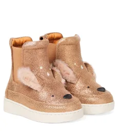 Bebé - botines Eladi de piel con glitter