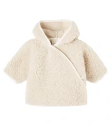 Bebé - chaqueta de lana con capucha Bebé - chaqueta de lana con capucha