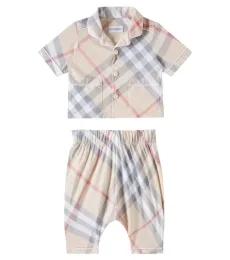 Bébé Ensemble de pyjama Burberry Check en coton Bébé Ensemble de pyjama Burberry Check en coton