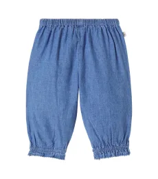 Bebé - pantalones Noodle de chambray de algodón
