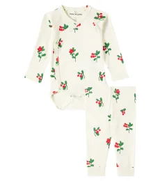 Bébé Set body et pantalon Lingonberries en coton Bébé Set body et pantalon Lingonberries en coton