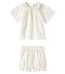 Bébé Set top et culotte bloomer Vienna en ramie Bébé Set top et culotte bloomer Vienna en ramie