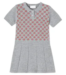 Bebé - vestido de lana bordado con GG Bebé - vestido de lana bordado con GG