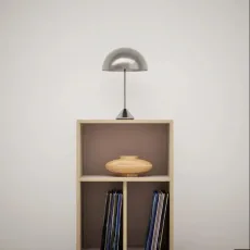 Bedside Table in Pink with Backpanels
