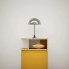 Bedside Table in Yellow with Drawers