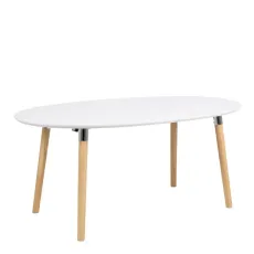 Belina 270cm Oval Dining Table In White Oak Seats Belina 270cm Oval Dining Table In White Oak Seats