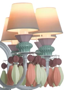 Belle De Nuit Chandelier 12 Lights - Multicolour (CE/UK/CCC)
