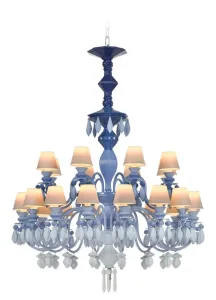 Belle De Nuit Chandelier 24 Lights - Blue (CE/UK/CCC)