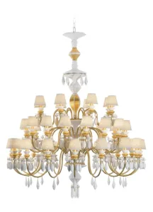 Belle De Nuit Chandelier 40 Lights - Gold (CE/UK)