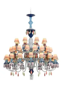 Belle De Nuit Chandelier 40 Lights - Multicolour (CE/UK)