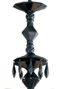 Belle De Nuit Chandelier Lights -Absolute Black (CE/UK)