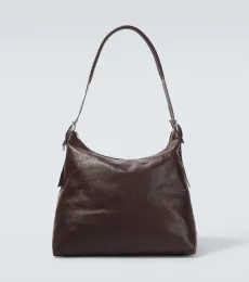Belted leather shoulder bag Belted leather shoulder bag