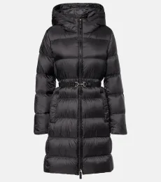 Belted quilted down coat Belted quilted down coat