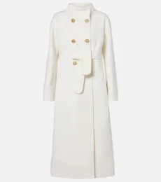 Belted wool and cashmere coat Belted wool and cashmere coat