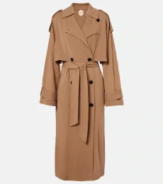 Belted wool and cashmere trench coat Belted wool and cashmere trench coat