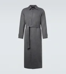 Belted wool overcoat Belted wool overcoat