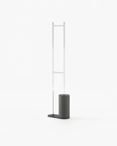 BEN Coat & Umbrella Stand Grey Eucalyptus Veneer Matte BEN Coat & Umbrella Stand Grey Eucalyptus Veneer Matte