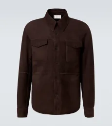 Bento shearling-lined suede jacket