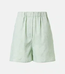 Bermuda Angelo à taille haute en lin Bermuda Angelo à taille haute en lin