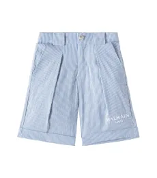 Bermuda en coton mélangé à logo Bermuda en coton mélangé à logo