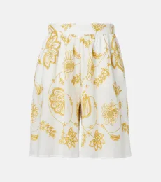 Bermudas Chandra florales bordadas Bermudas Chandra florales bordadas