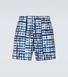 Bermudas de algodón a cuadros vichy Bermudas de algodón a cuadros vichy