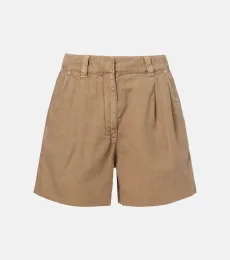 Bermudas de algodón y lino Bermudas de algodón y lino