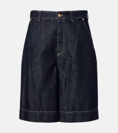 Bermudas Quadro de denim Bermudas Quadro de denim
