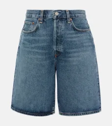 Bermudas Risha de denim de tiro bajo Bermudas Risha de denim de tiro bajo