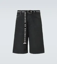 Bermudas Unity de denim con cinturón Bermudas Unity de denim con cinturón