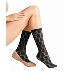Berry Trim Women Anklets - Black Berry Trim Women Anklets - Black