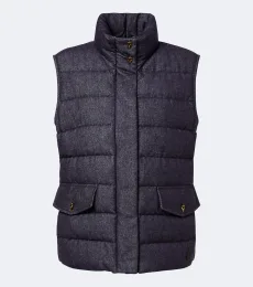 Bessez denim down vest