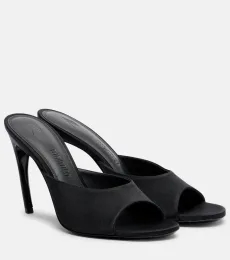 Betta satin mules