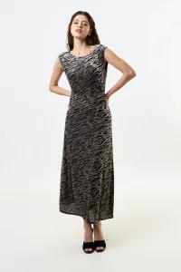 Beyla Zebra Devorie V-Back Midaxi Dress - black Elastane 2 Beyla Zebra Devorie V-Back Midaxi Dress - black Elastane 2