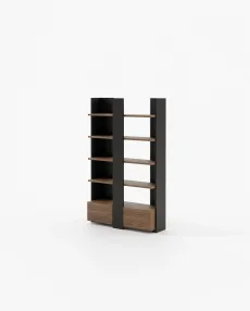 BIEL Bookcase & Shelving Walnut Veneer Matte BIEL Bookcase & Shelving Walnut Veneer Matte