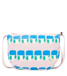 Big Flower canvas shoulder bag