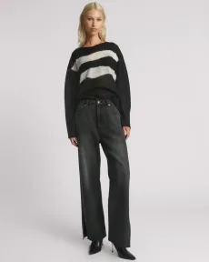 Billie Low Slung Straight Leg Mid Waist Denim Jeans Denim Jeans - Billies Faded Black Size 23 One Teaspoon Billie Low Slung Straight Leg Mid Waist Denim Jeans Denim Jeans - Billies Faded Black Size 23 One Teaspoon