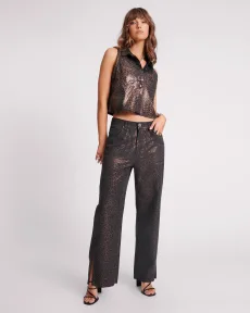 Billie Low Slung Straight Leg Mid Waist Denim Jeans Denim Jeans - Billies Night Animal Size 24 One Teaspoon Billie Low Slung Straight Leg Mid Waist Denim Jeans Denim Jeans - Billies Night Animal Size 24 One Teaspoon