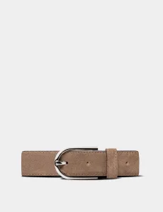 Biscuit Beige Belt Suede Plain Men's Biscuit Beige Belt Suede Plain Men's