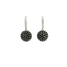 Black and White Galaxy Earrings Black and White Galaxy Earrings