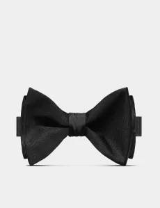Black Grosgrain 1913 Bow Tie Self Tie Silk Plain Men's Black Grosgrain 1913 Bow Tie Self Tie Silk Plain Men's