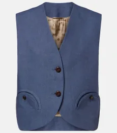 Blazé Milano Gilet Gliss en lin Blazé Milano Gilet Gliss en lin