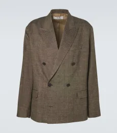 Blazer cruzado Halt de lino, seda y algodón Blazer cruzado Halt de lino, seda y algodón