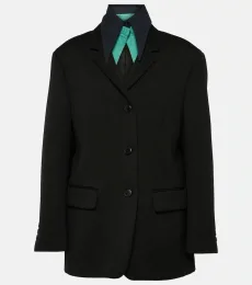 Blazer de gabardina de lana Blazer de gabardina de lana