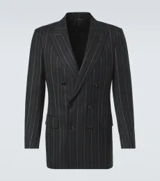 Blazer de lana a rayas Blazer de lana a rayas