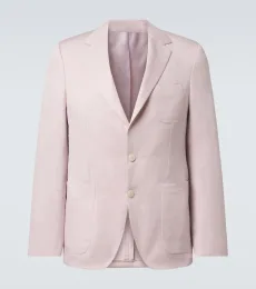 Blazer de lino y seda