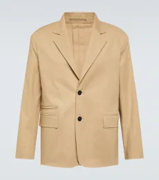 Blazer deconstruido de mezcla de algodón Blazer deconstruido de mezcla de algodón