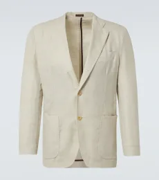 Blazer en laine, soie et lin Blazer en laine, soie et lin