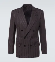 Blazer rayé en jacquard Blazer rayé en jacquard