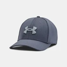 Blitzing Low Men's Stretch Fit Cap Downpour Gray Harbor Blue SM Blitzing Low Men's Stretch Fit Cap Downpour Gray Harbor Blue SM